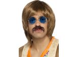 Smiffys - Set Di Accessori Per Costumi "Anni '60"" Da Uomo SM1348 (Taglia Unica) (Marrone/Blu)"