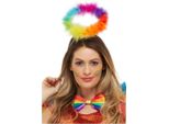 Smiffys - Uomo/Donna Fascia A Raggiera Unisex "Angel"" - Plastica, Ferro, Poliestere SM1653 (Taglia Unica) (Colore)"