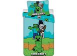 Minecraft Bettbezug Mobs - 140 X 200 Cm - Baumwolle