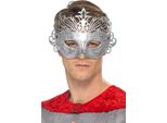 Smiffys - Maschera Per Occhi Da Costume "Colombina"" - Uomo/Donna Unisex SM188 (Taglia Unica) (Argento)"