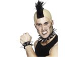 Smiffys - Punk - Accessori Per Costumi - Pvc, Gomma, Plastica SM800 (Taglia Unica) (Argento/Nero)
