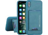 Uniq Accessorio Apple Iphone Xs Max Verde Custodia Cover Posteriore - Portacarte