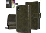 Uniq Accessory Custodia Tipo Libro Soft Touch Per Apple Iphone X-Xs Verde Scuro