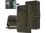 Uniq Accessorio Apple Iphone 11 Pro Max Verde Scuro Custodia Tipo Libro Soft Touch