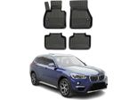 2015-2022 Bmw X1 F48 Tappetini Tpe Nero 4 Pezzi