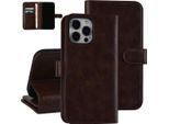 Uniq Accessory Custodia A Libro Per Iphone 13 Pro Max - Portacarte - Chiusura Magnetica - Marrone