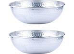 Set Di 2 Ciotole Da Portata Vintage Bowl Engla Silver 27Cm