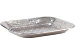 Vassoio Portacandele Scandinavo Lesha Argento 21Cm Quadrato