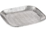 Vassoio Portacandele Scandinavo Lesha Argento 28Cm Quadrato