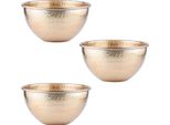 Set Di 3 Ciotole Da Portata Vintage Erla Gold 24 Cm