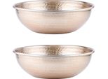 Set Di 2 Ciotole Da Portata Vintage Bowl Engla Gold 27Cm