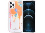 Uniq Classic Case Iphone 12 - 12 Pro Tpu Back Cover - Graffiti Orange