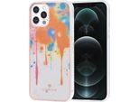 Uniq Classic Case Iphone 12 Pro Max Tpu Back Cover - Graffiti Orange