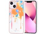 Uniq Accessory Iphone 13 Mini Backcover In Tpu - Arancione Graffiti