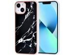Uniq Accessory Cover Posteriore In Tpu Per Iphone 13 E 14 - Nero Marmo