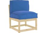 Vidaxl Cuscino Blu Reale 50 X 40 X 12 Cm Tessuto Oxford