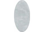 Tappeti Ovali Vidaxl Huarte Grigio 100 X 200 Cm 100% Poliestere