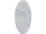 Tappeti Ovali Vidaxl Huarte Grigio 80 X 150 Cm 100% Poliestere