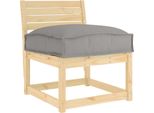Vidaxl Cuscino Grigio 50 X 50 X 12 Cm Tessuto Oxford