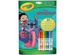 Crayola - Fogli Da Colorare Di Lilo E Punto + Pennarelli