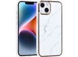 Uniq Accessory Custodia Posteriore In Tpu Per Iphone 14 E 13 - Marmo