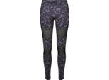 Urban Classics Donna - Leggings Tech Mesh Paisley - L