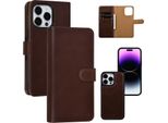 Uniq Accessory Custodia A Libro Per Iphone 14 Pro Max - Portacarte - Marrone