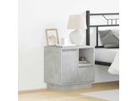 Vidaxl Comodino Grigio Cemento 50 X 34,5 X 50 Cm Materiale A Base Di Legno