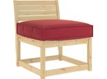 Vidaxl Cuscino Rosso Vino 60 X 60 X 12 Cm Tessuto Oxford