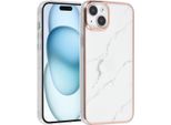 Uniq Accessory Cover Posteriore In Tpu Per Iphone 15 E 14 Plus - Marmo