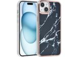 Uniq Accessory Cover Posteriore In Tpu Per Iphone 15 E 14 Plus - Nero Marmo