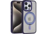 Uniq Accessory Custodia Posteriore Per Iphone 15 Pro - Supporto Ad Anello Magsafe Whiteh - Viola