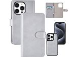 Uniq Accessory Custodia A Libro Per Iphone 15 Pro - Portacarte - Grigio