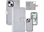Uniq Accessory Custodia A Libro Per Iphone 15 - Portacarte - Grigio