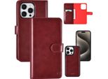 Uniq Accessory Custodia A Libro Per Iphone 15 Pro Max - Portacarte - Rosso