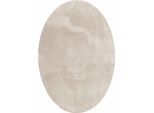 Tappeti Ovali Vidaxl Huarte Beige 230 X 160 Cm 100% Poliestere
