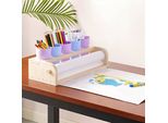 Cavalletto 2 In 1 Con Carta Da Disegno， Set Di Pittura Per Bambini， Giocattolo Di Pittura Creativa， 1× Cavalletto, 2× Rotoli Di Carta Da Disegno