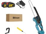 Motosega Elettrica, Barra Di Guida Da 10 Pollici, Motore Brushless, Display Digitale, 2 Batterie