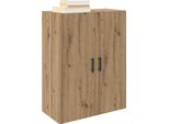 Vidaxl Armadio A Muro 2 Pezzi Rovere Artigianale 69,5 X 34 X 90 Cm Materiale A Base Di Legno