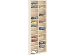 Vidaxl Scatola Di Presentazione Marrone 21 X 4,5 X 59 Cm Materiale A Base Di Legno