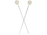 Eleganti Spille Con Perle Per Decorazioni Esclusive, 55 Pezzi