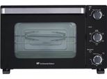 Continental Edison CEMF28B2 - Mini Forno Elettrico 28L Nero - 1500W - Spiedo Rotante, Convezione Naturale