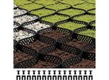 Geogriglia Hdpe - Griglia Per Tappeto Erboso - Griglia Di Ghiaia - Griglia A Nido D'ape - Ghiaia A Nido D'ape 5000X1980 Mm Per Progetti Paesaggistici