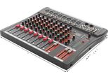 Mixer Audio, 8 Canali, Connettività Bluetooth, Nero