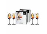 Eisch Chardonnay Glas 4Er Set Superior Sensis Plus, Weinglas, Kristallglas, 420 Ml, 25006031