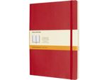 Moleskine - Taccuino "Classic Xl"", Foderato PF3009 (Taglia Unica) (Scarlatto)"