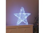 Vidaxl Stella 3D Con 50 Led Bianco Freddo 55 X 53,5 X 10 Cm Acrilico
