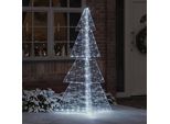 Vidaxl Albero Di Natale Con 240 Led Bianco Freddo 180 Cm In Acrilico
