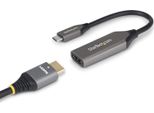 Startech.Com Adattatore Da USB-C A Hdmi, 8K 60Hz / 4K 120Hz, Compatibile Thunderbolt / USB4, Convertitore Da Usbc A Hdmi 2.1, HDR10+, Cavo Da 20 Cm, Adattatore Video USB-C, 0,2 M, Usb Tipo-C, Hdmi Tipo A (Standard), Maschio, Femmina, Diritto