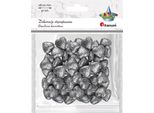 Decorazioni In Polistirolo Cuori Glitterati Argento 18X20 Mm 50 Pezzi Titanum